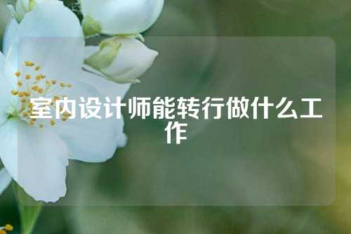 室内设计师能转行做什么工作