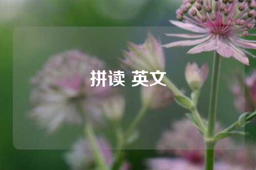 拼读 英文