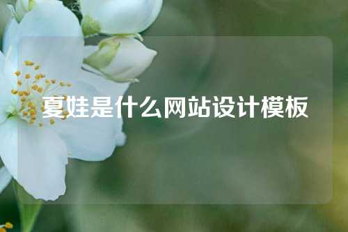 夏娃是什么网站设计模板