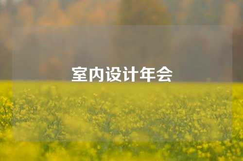 室内设计年会