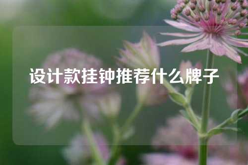 设计款挂钟推荐什么牌子