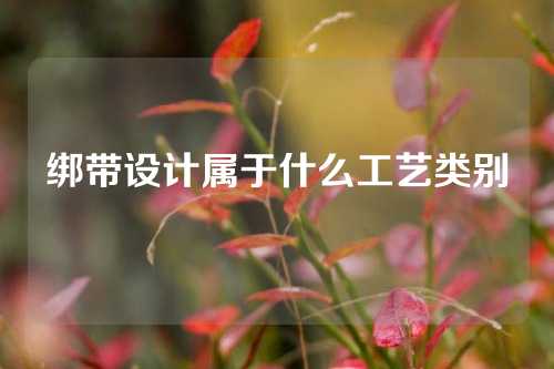 绑带设计属于什么工艺类别