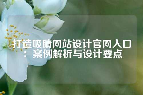 打造吸睛网站设计官网入口：案例解析与设计要点