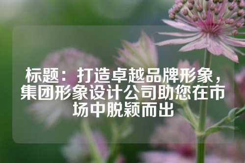 标题：打造卓越品牌形象，集团形象设计公司助您在市场中脱颖而出