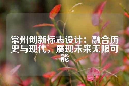 常州创新标志设计：融合历史与现代，展现未来无限可能