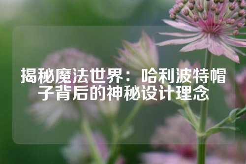 揭秘魔法世界：哈利波特帽子背后的神秘设计理念