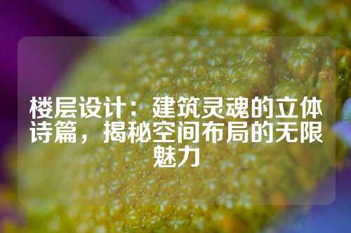 楼层设计：建筑灵魂的立体诗篇，揭秘空间布局的无限魅力
