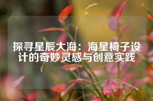 探寻星辰大海：海星椅子设计的奇妙灵感与创意实践