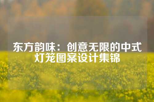 东方韵味：创意无限的中式灯笼图案设计集锦