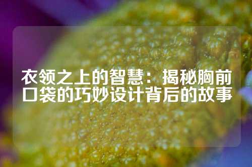衣领之上的智慧：揭秘胸前口袋的巧妙设计背后的故事