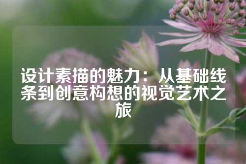 设计素描的魅力：从基础线条到创意构想的视觉艺术之旅