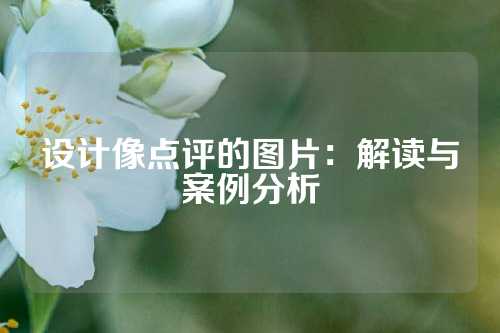 设计像点评的图片：解读与案例分析