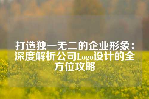 打造独一无二的企业形象：深度解析公司Logo设计的全方位攻略