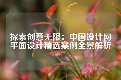 探索创意无限:中国设计网平面设计精选案例全景解析