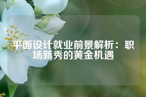 平面设计就业前景解析：职场新秀的黄金机遇