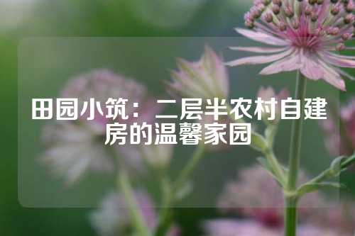 田园小筑:二层半农村自建房的温馨家园