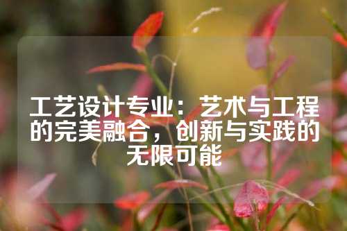 工艺设计专业:艺术与工程的完美融合,创新与实践的无限可能