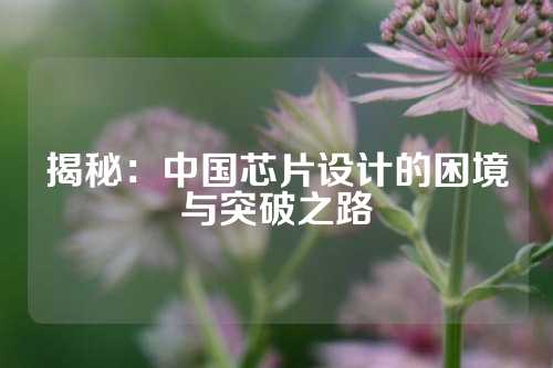 揭秘：中国芯片设计的困境与突破之路