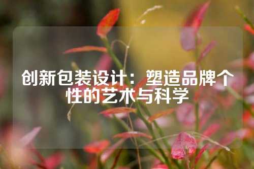 创新包装设计：塑造品牌个性的艺术与科学