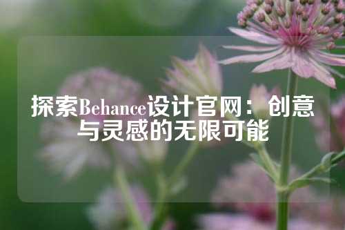 探索Behance设计官网：创意与灵感的无限可能