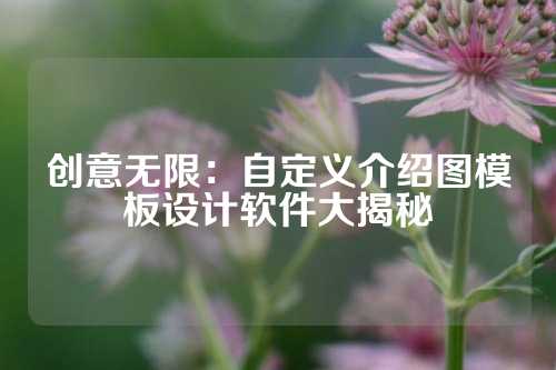 创意无限：自定义介绍图模板设计软件大揭秘