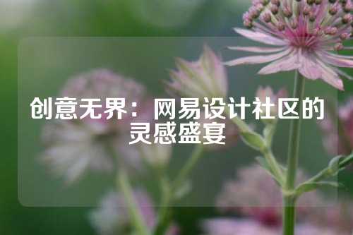 创意无界：网易设计社区的灵感盛宴