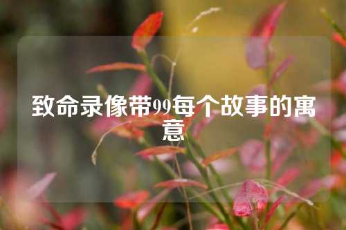 致命录像带99每个故事的寓意