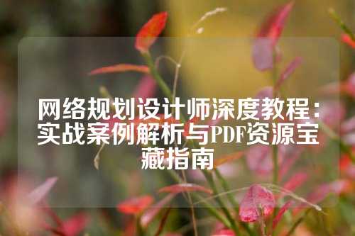 网络规划设计师深度教程：实战案例解析与PDF资源宝藏指南