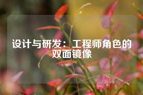 设计与研发：工程师角色的双面镜像