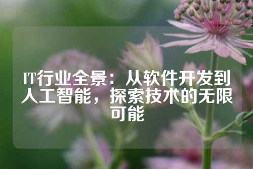 IT行业全景：从软件开发到人工智能，探索技术的无限可能