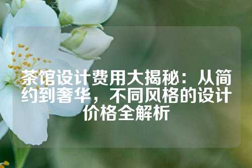 茶馆设计费用大揭秘：从简约到奢华，不同风格的设计价格全解析
