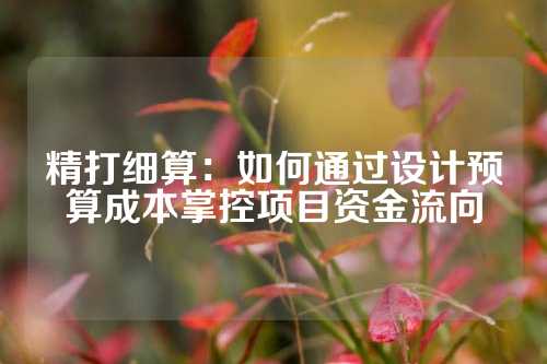 精打细算：如何通过设计预算成本掌控项目资金流向