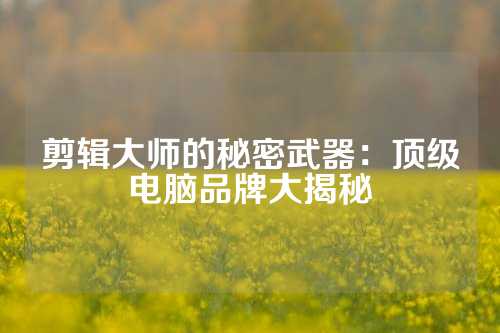 剪辑大师的秘密武器：顶级电脑品牌大揭秘