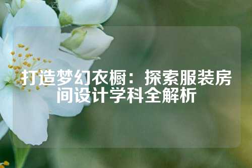 打造梦幻衣橱:探索服装房间设计学科全解析