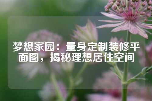 梦想家园:量身定制装修平面图,揭秘理想居住空间