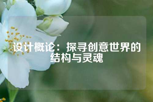 设计概论：探寻创意世界的结构与灵魂
