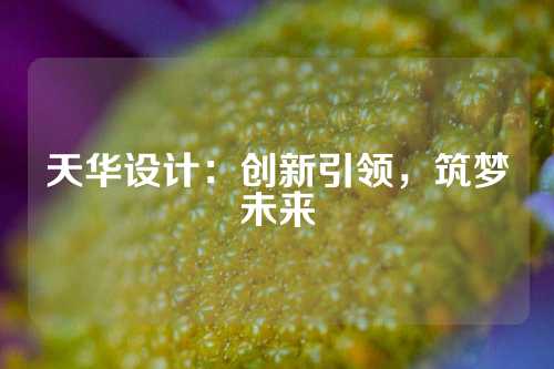 天华设计：创新引领，筑梦未来