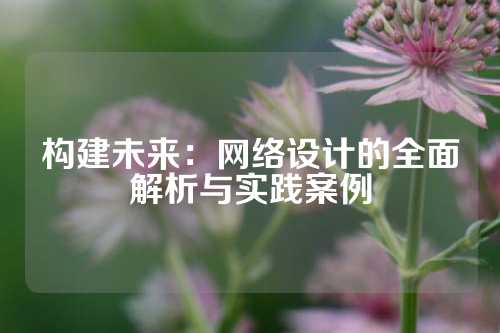 构建未来：网络设计的全面解析与实践案例