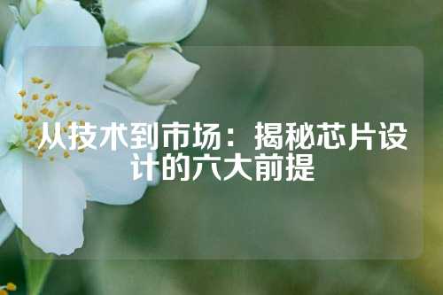 从技术到市场：揭秘芯片设计的六大前提