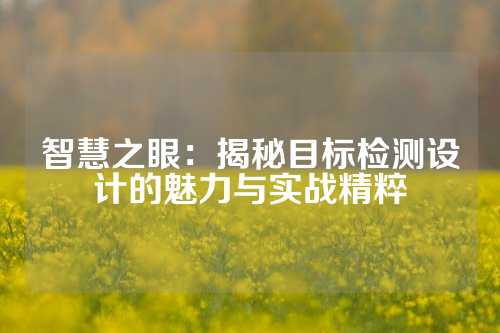 智慧之眼：揭秘目标检测设计的魅力与实战精粹