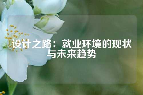设计之路：就业环境的现状与未来趋势