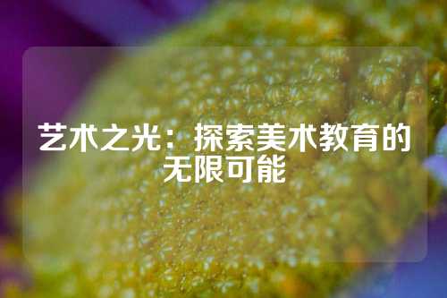 艺术之光：探索美术教育的无限可能