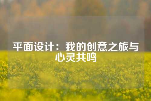平面设计：我的创意之旅与心灵共鸣