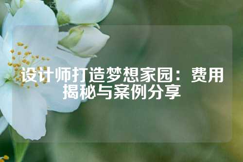 设计师打造梦想家园：费用揭秘与案例分享