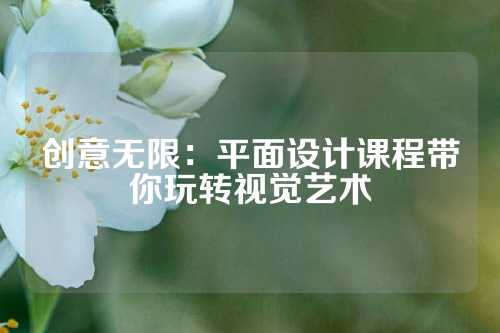 创意无限：平面设计课程带你玩转视觉艺术