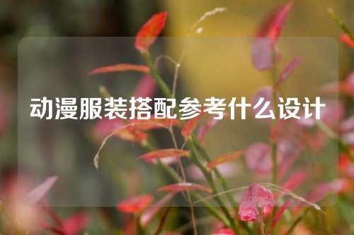 动漫服装搭配参考什么设计