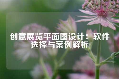 创意展览平面图设计：软件选择与案例解析