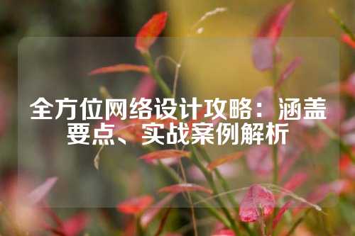 全方位网络设计攻略：涵盖要点、实战案例解析