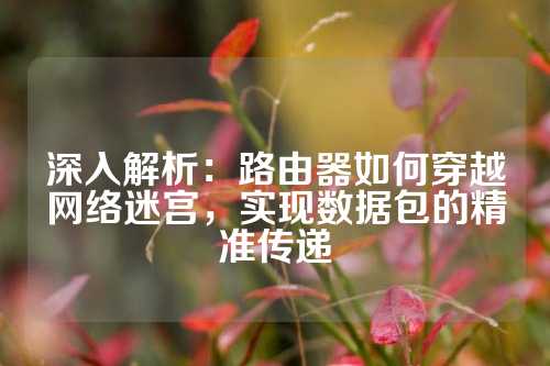 深入解析：路由器如何穿越网络迷宫，实现数据包的精准传递